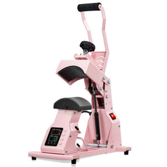 Hat Heat Press Machine for Caps Hat Press with 2pcs Platens for HTV Pink