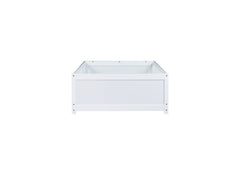 Twin Size Floor Bed with Built-in Book Rack and Door,White(Old Sku:W504P143313)