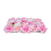 3D Flower Wall Panel 12 PCS 15x15 in Artificial Floral Mat for Wedding Privacy