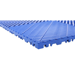 25pcs Plastic Garage Floor Mats,15.6"x15.6" Size,Non-Slip Interlocking Plastic Garage Floor Mat,Splicing Drainage Floor Tile and Shower Mat, for Garage, Garden, Kitchen & Outdoor, Blue