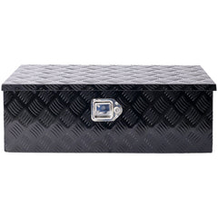 30inch Aluminum tool box,heavy duty truck bed tool box,outdoor trailer pickup storage tool box,RV storage organizer,underbody box w/lock keys,black
