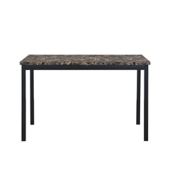 Faux Marble Top metal frame dinette table