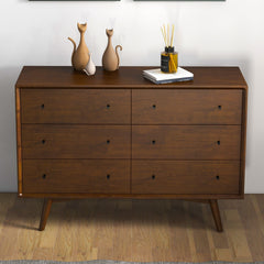 Caroline Mid Century Modern Solid Wood Dresser