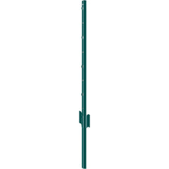 3 Feet Fence Post 10 Pack T-Post Heavy Duty Metal Fence Posts Green
