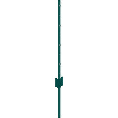 3 Feet Fence Post 10 Pack T-Post Heavy Duty Metal Fence Posts Green