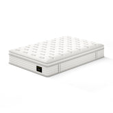 12'' Hybrid Mattress - Full, Memory Foam & Pocket Springs for Pressure Relief, Fiberglass Free Ergonomic Home White