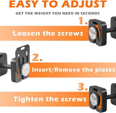 Square Dumbbell 9 in 1 Free Adjustable Dumbbells Set Two 80LBS square Dumbbells 9 in 1 Free Weights for Multi weight Options Quick-Lock Adjustable Dumbbell set
