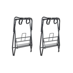 Folding Saddle Rack Portable Freestanding Horse Saddle Stand 132 LBS