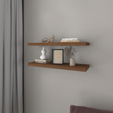 Floating Shelf Dallas, Living Room, Mahogany