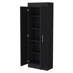 Dawson Pantry Cabinet with Sleek 5-Shelf Storage