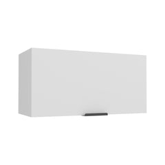 Coolidge Pull-Up Wall Cabinet, Compact Design, Single Shelf, Modern Style, White