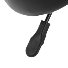 Saddle Stool with Wheels, 450 LBS Weight Capacity Ergonomic Rolling Stool, Height Adjustable Thickened PU Leather Swivel Saddle Chair for Salon, Spa, Massage, Tattoo, Clinic, Black