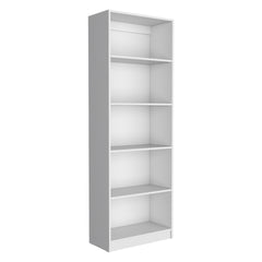 Kenyon 2 Piece Home Bookcase set, 42" Wide with 10 Shelves, Living Room Set White