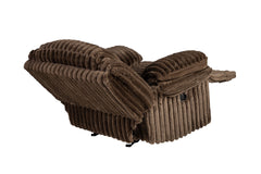 Living Room Contemporary Chocolate Corduroy 1pc Manual Motion Glider Recliner Chair Reclining Couch