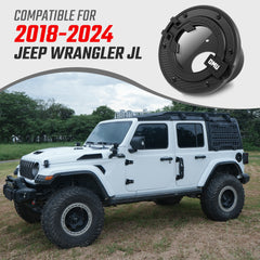 OMU Genesis Series Aluminum Transparent Space Capsule Gas Tank Cover For Jeep Wrangler JL(2018-2024)