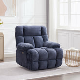MS P26 Power recliner fabric Blue