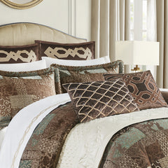 4 Piece Red Comforter Set Red King