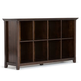 Acadian - 8 Cube Storage Sofa Table - Brunette Brown