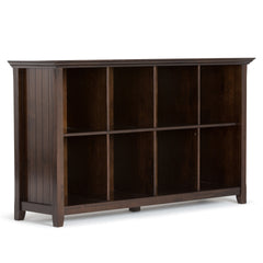 Acadian - 8 Cube Storage Sofa Table - Brunette Brown