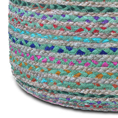 Margo - Round Pouf - Green