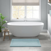 1 PCS 24x36" 100% Cotton Tufted 3000 GSM Reversible Bath Rug Blue