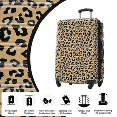 Hardshell Luggage Sets 3 pcs Spinner Suitcase with TSA Lock Lightweight-20"+24"+28" Luggages