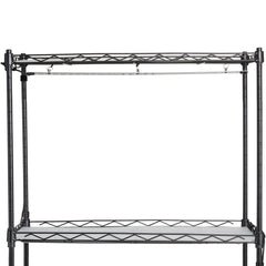 Plant Stand with Grow Light, 4-Tier Plant Shelf with 45W Full Spectrum Grow Light, 3 Mode Plant Light with Timer and Wheel for Seed Starting, Metal Grow Light Shelf for Indoor Plants