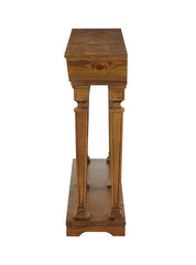 Garrison Oak Finish Console Table