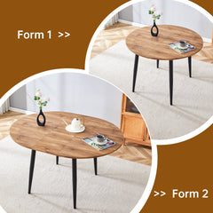 Table and chair set.Modern Extendable Wood MDF Dining Table.Suitable for gatherings of different size.Paried with 6 Black PU chairs with a vertical stripe design on the backrest and black metal legs.