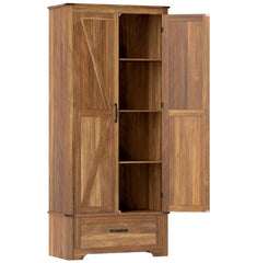 Kitchen Pantry Cabinet,Pantry Cabinet with Adjustable Shelves