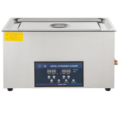 30L Ultrasonic Cleaner 28/40khz Dual Frequency Professional Ultrasonic Parts Cleaner with Heater Timer for Parts Dental Instruments Cleaning