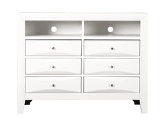 Marilla G1570-TV2 Media Chest , White
