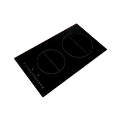 Electric Cooktop, 2 Burners, 12'' Induction Stove Top, Built-in Magnetic Cooktop 3000W, 9 Heating Level Multifunctional Burner, LED Touch Screen w/ Child Lock & Over-Temperature Protection