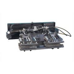 Skid Steer Heavy Duty Hydraulic Pole Setter Grapple Rock and Pole Pole Claw Attachment