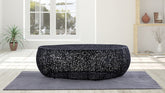 T3601-50 Oval Coffee Table Black same as B009140731 (CA inventory)
