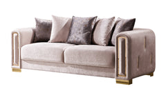 Impreza Modern Style Sofa in Beige same as B009141287 (CA inventory)
