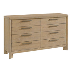 Tan 8-Drawer Dresser