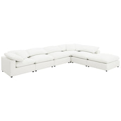 Segoura Ivory 6-piece Upholstered Modular Sectional