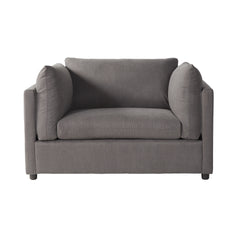 Enda Oversized Living Room Pillow Back Cuddler Arm Chair
