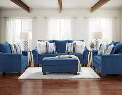 Camero Fabric Pillowback Sofa