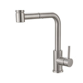 Sink Faucet, Black Kitchen Faucets with Pull out Sprayer, Bathroom Sink Faucets Mini Bar Prep Faucet