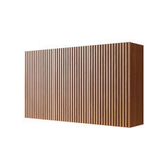 MITCH 41" Bathroom Wall Mounted Cabinet, Composed of 3 Cabinets with Doors, Can be Used in Combination or Individually, Suitable for Bathroom, Living Room, and Laundry, Brown Oak Woodgrain Color