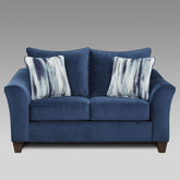 Camero Fabric Pillowback Loveseat