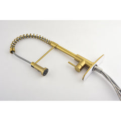 Pull down Single Handle Spring Kitchen Faucet