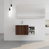 36 Inch Soft Close Doors Bathroom Vanity With Sink, A Small Storage Shelves, 24" and 12" Combination Cabinet,(KD-Packing)