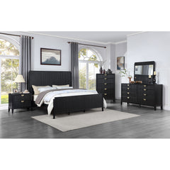 Ennis Black 5-piece Queen Bedroom Set