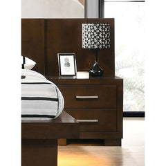 Tokyo Cappuccino 6-piece Platform Bedroom Set with 2 Nightstands