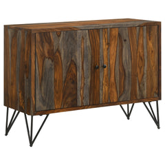 Komomo Grey 1-Adjustable Shelf Accent Cabinet