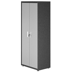 Tall Garage Cabinet in Dark Gray
