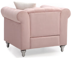 Stylish Pink Contemporary Lounge Chair